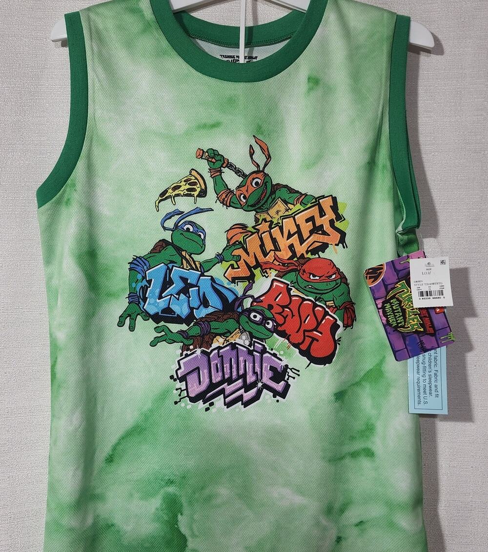 Teenage mutant ninja turtles Kids tank top Large 12/14
